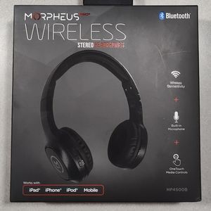 Morpheus Wireless Stereo Headphones, New